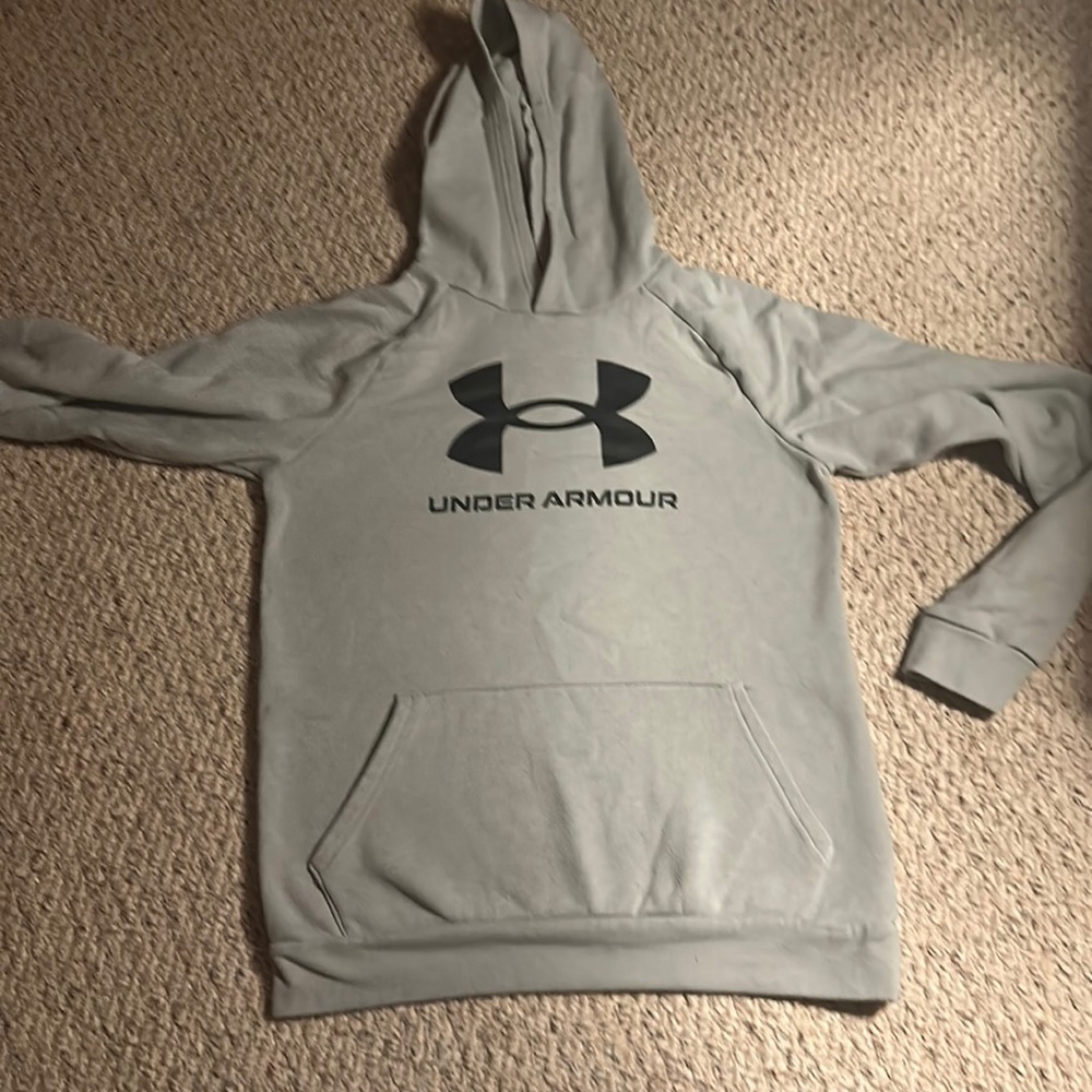 Under Armor Hoodie: Color Grey Youth XL